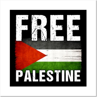 Free Palestine Flag Posters and Art